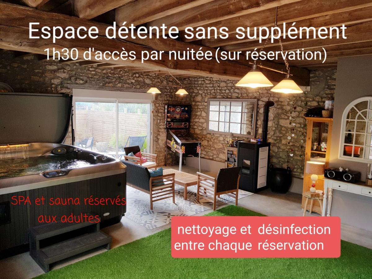 Le Grand Cedre Spa Et Sauna Interieur Piscine Marolles  Exterior photo